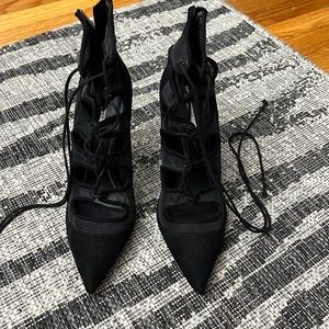 Zara black pointy heel stiletto